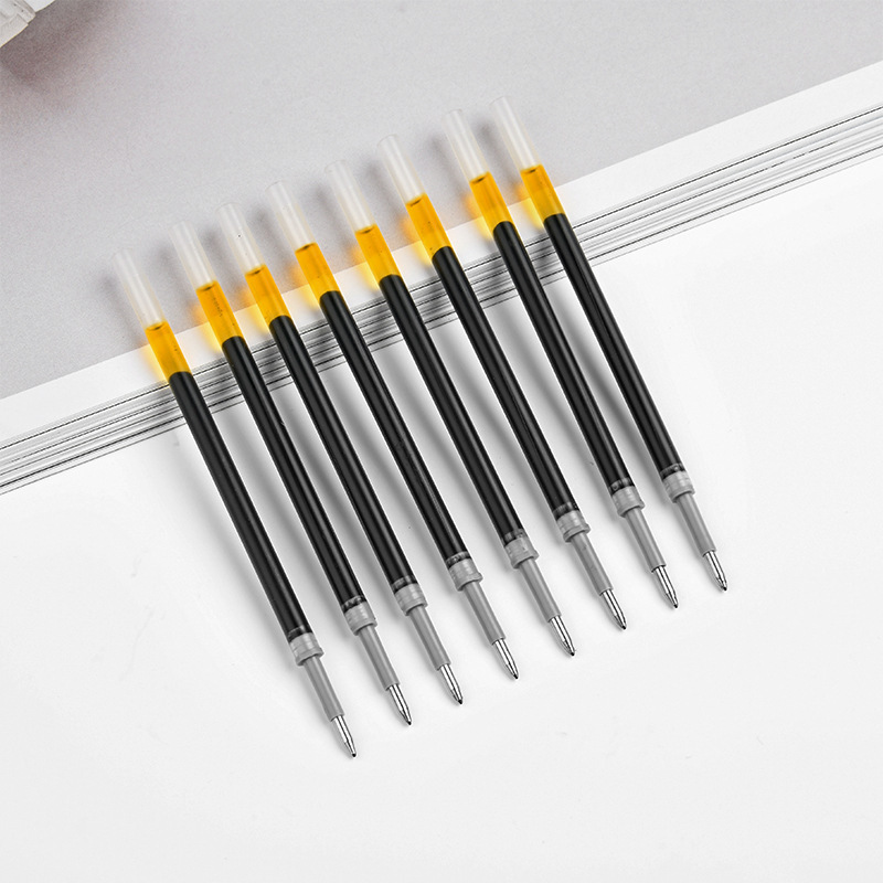 Super large capacity examination office signature special replacement core head neutral refill press ballpoint pen to replace black core wholesale