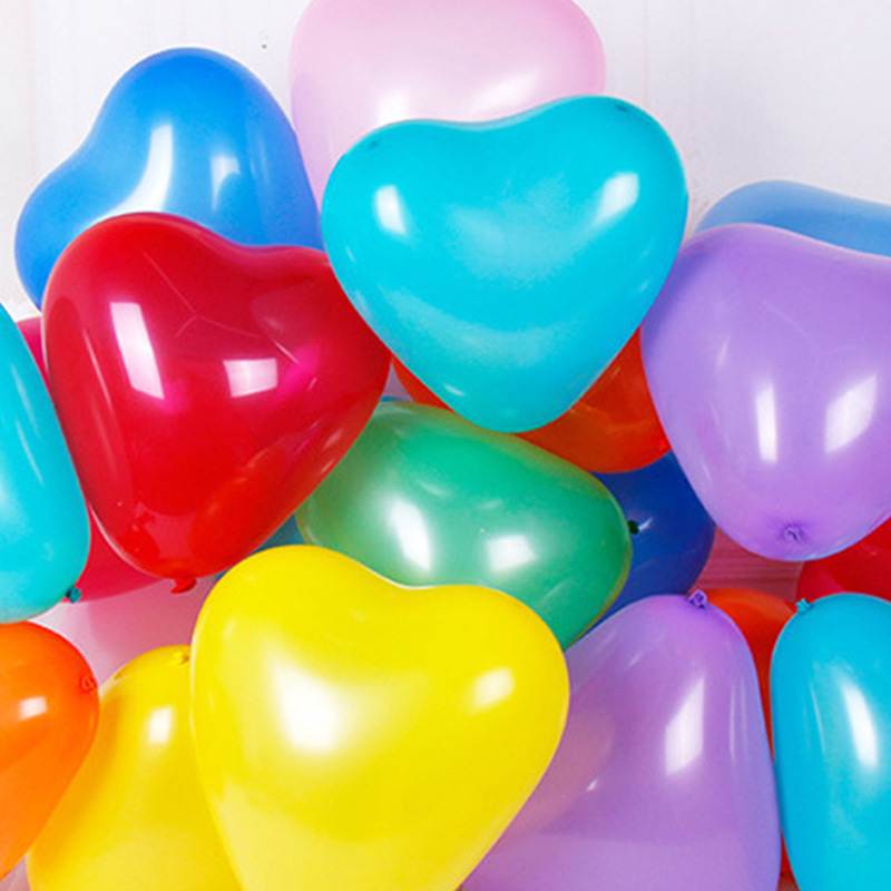 Matte balloon heart shaped
