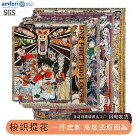 跨境外贸网红毯子来图定制户外露营毯沙发盖毯墙挂装饰动漫系列