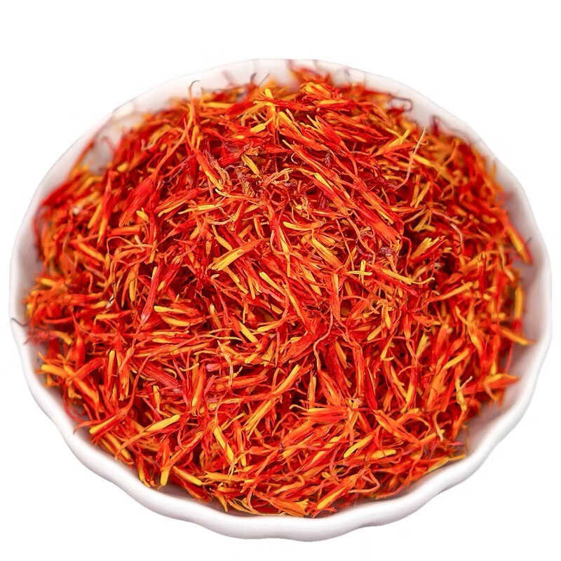 Safflower Hong Hua Dried Flower Petals 500g Xinjiang Herbal Tea Wine and Foot Soak Ingredient specifications