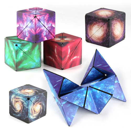 Hot-selling 3D three-dimensional magnetic variable geometric Rubik's Cube smoothly rotating special-shaped second-order dinosaur Rubik's Cube wholesale
