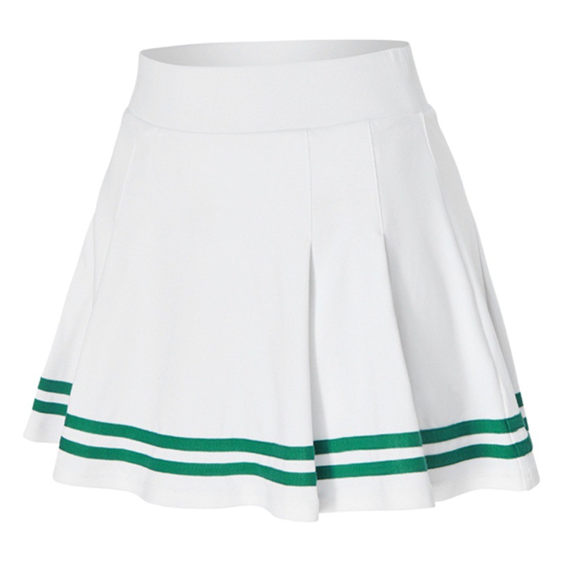 Summer Sports Short Skirt A-Line Trendy Ins Style Pure Color Lined Safety Pants Golf Skirt Tennis Skirt