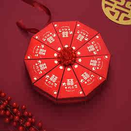 欧式蛋糕桌摆喜糖盒结婚礼品盒子糖果盒婚庆婚礼创意回礼升学王之