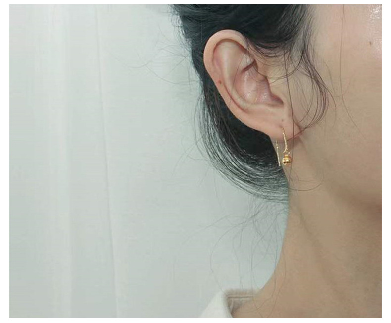 Geometric Pattern Women's Gender 1 Pair 925 Sterling Silver 925 Sterling Silver Earrings Geometric Drop Earrings