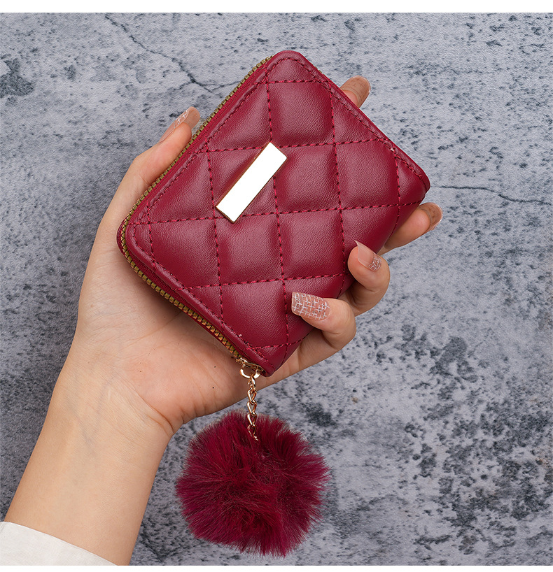 1 Piece Quantity Daily, Shopping Occasion Women's Solid Color Pu Leather Zipper Wallets
