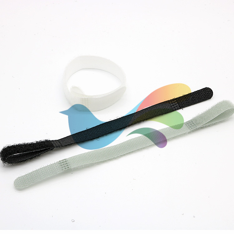 销售P型粘扣带扎带  超声波电压魔术贴 PVC魔术贴扎带 电线理线带