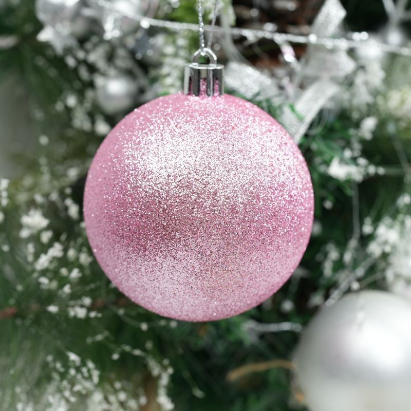 クリスマス装飾ボール粉球3cm-60cmプラスチックボールクリスマスツリー装飾ボールペンダント店吊り天井装飾|undefined