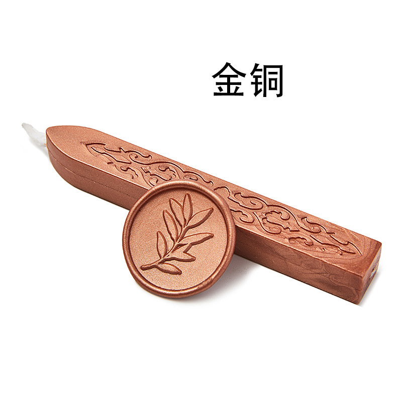 Tira de cera de sello de laca de fuego 42 cinta de plomo tira de cera de sellado sobre sello de regalo con núcleo patrón de flecha de laca de fuego cera de laca de fuego