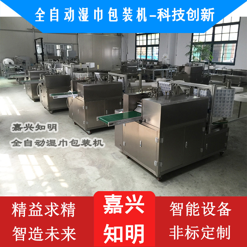 全自动湿巾包装机（四面封）-嘉兴知明机械