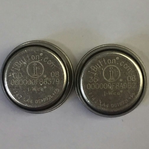 DS1992L+F5 DS1993L+F5单总线存储器iButton纽扣DS1995L  DS1996L