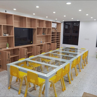 Student Painting Table, Interest Class Study Table, Training Table, Handmade Calligraphy Table, Children's Study Table, Kindergarten