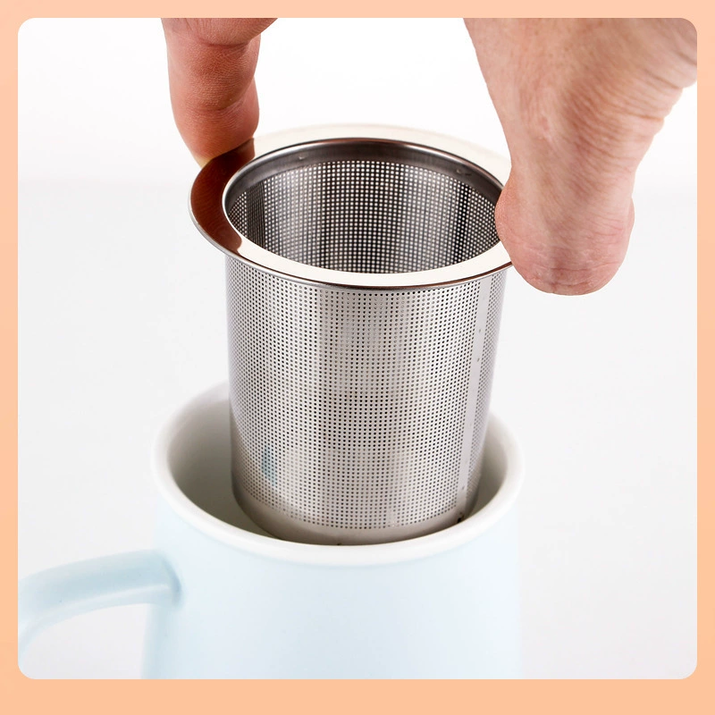 ✅ Чайный фильтр из нержавеющей стали 304, чайный фильтр для чайника, фильтр для кофейной чашки, фильтр для фруктового сока и соевого молока