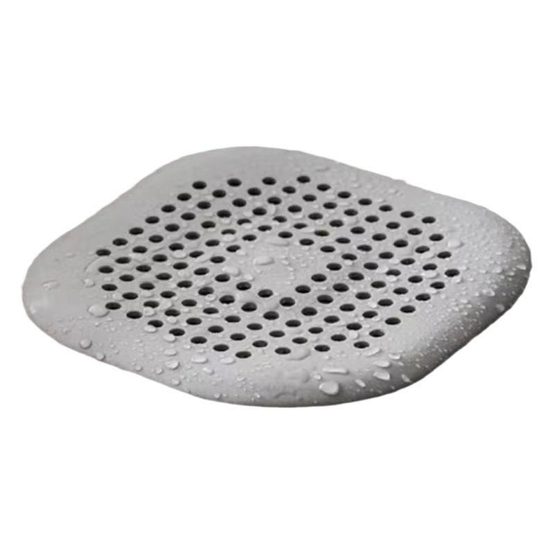 Fregadero de cocina cubierta de drenaje de piso de silicona desagüe del baño Filtro Anti-Cabello boca de alcantarillado Filtro Anti-bloqueo neto