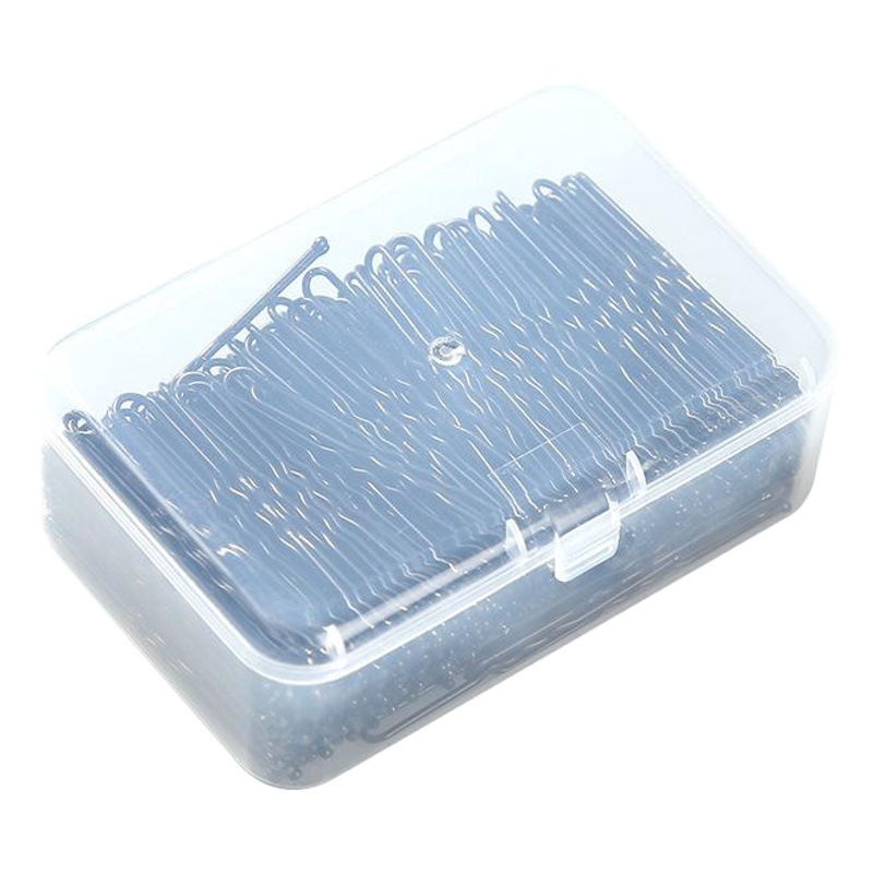 Studio negro Clip en forma de U elegante simple updo clip de pelo grueso clip fijo accesorios para el cabello clip de tocado