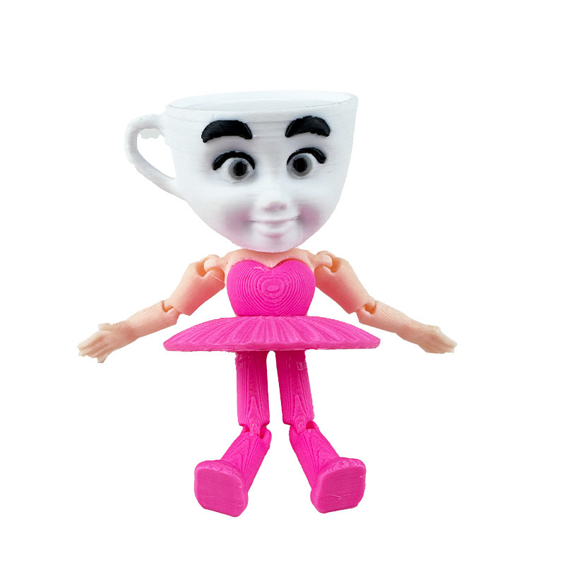 3D プリントおもちゃ tungtungsahur と tralalo サメフィギュア人気の山と海の古典可動モデル|undefined