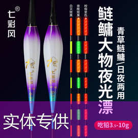 大物电子漂鲢鱅夜光漂日夜两用加粗尾巨物珠珠鱼漂咬钩变色大物漂