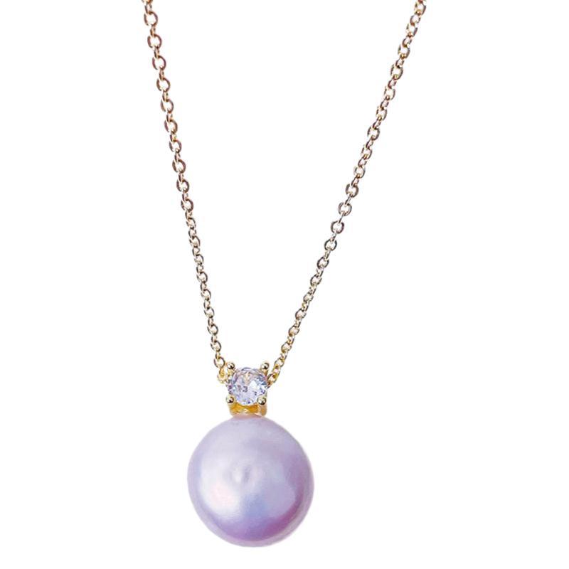 천연 진주 버튼, 바로크 라운드 귀걸이, 특별한 모양의 가벼운 럭셔리 광택 실버 바늘 귀걸이, 고급 목걸이 및 반지