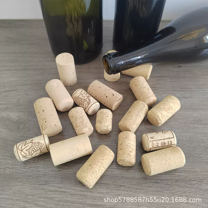 葡萄酒软木塞子 红酒塞微颗粒塞 1+1木塞 天然橡木塞红酒木塞厂家