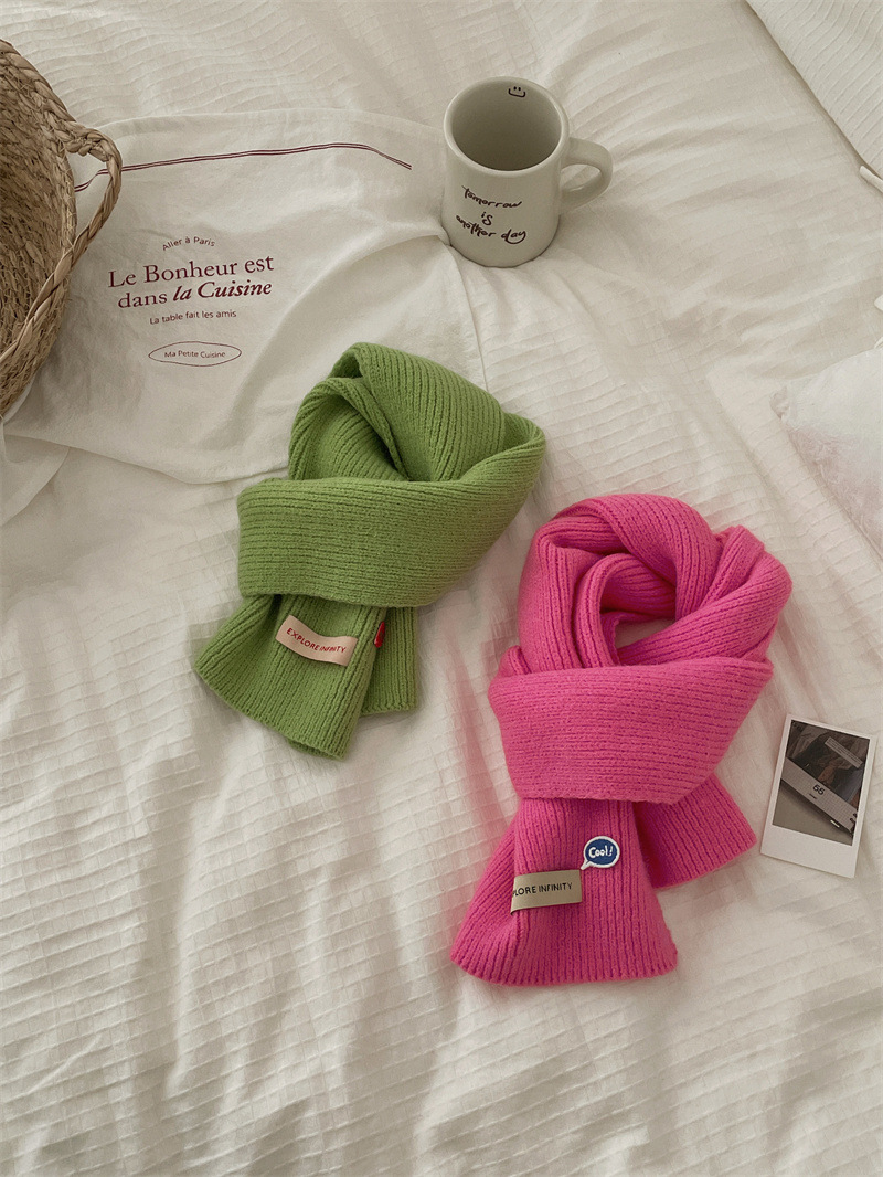 Sciarpe per bambini Moda invernale Instagram bavaglini lavorati a maglia per bambini e bambine_voghion.com
