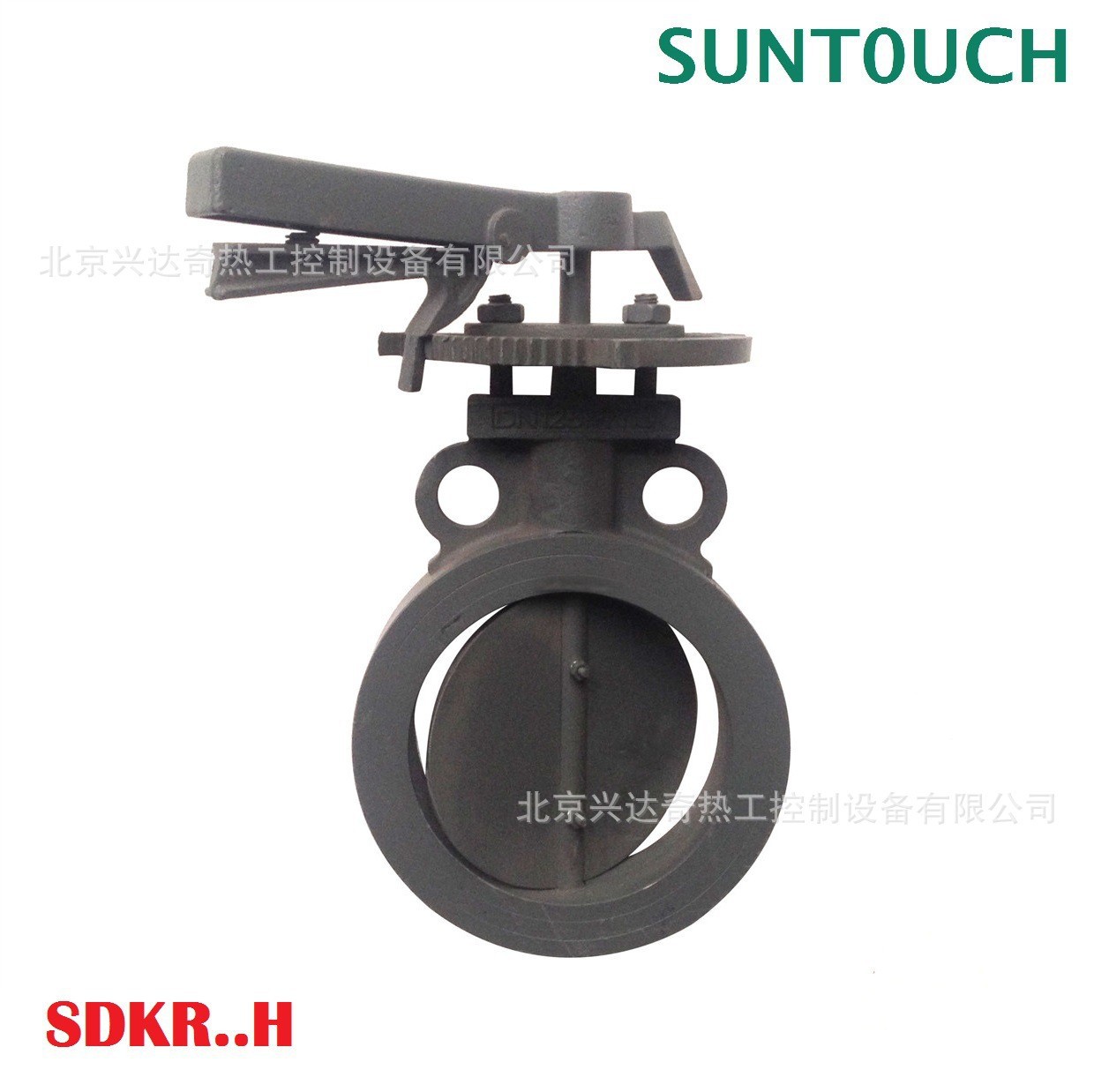 兴达奇厂家直发高温空气手动蝶阀SDKR150H对夹蝶阀带位置锁定