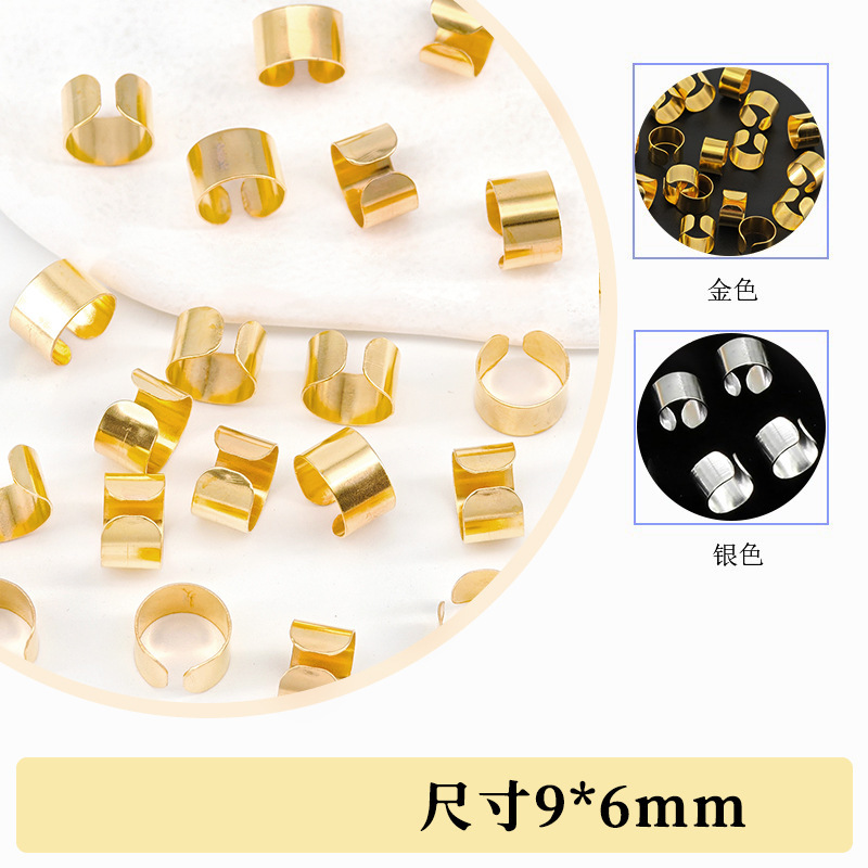 Hebilla de oreja de cara lisa