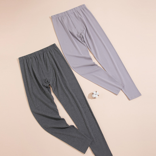 Pure cotton autumn pants for men, thin underpants, leggings, warm pants, cotton woolen pants, spring and autumn men's cotton pants
