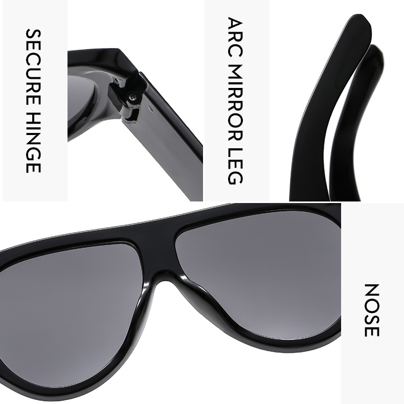 50g Weight Full Frame Glasses Structure Sunglasses Classification Ac, UV400 Protection Lens Material Cat Eye Glasses Style Outdoor, Travel Occasion All Seasons Season Unisex Gender Vintage Style Streetwear Solid Color PC UV400 Protection Cat Eye Full Frame Women's Sunglasses 9