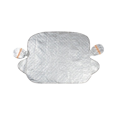 Car sunshade aluminum foil thickened snow shield front glass aluminum film plus cotton snow shield rainproof and frostproof car half cover