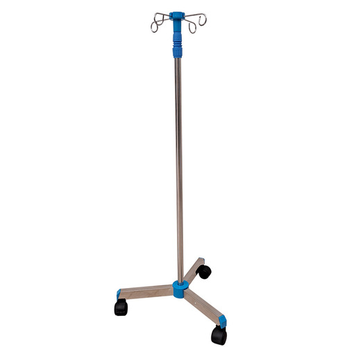 Infusion Stand IV Pole Hospital Stainless Steel Infusion Stand Outpatient Home Telescopic Adjustable Mobile Saline Drip Stand