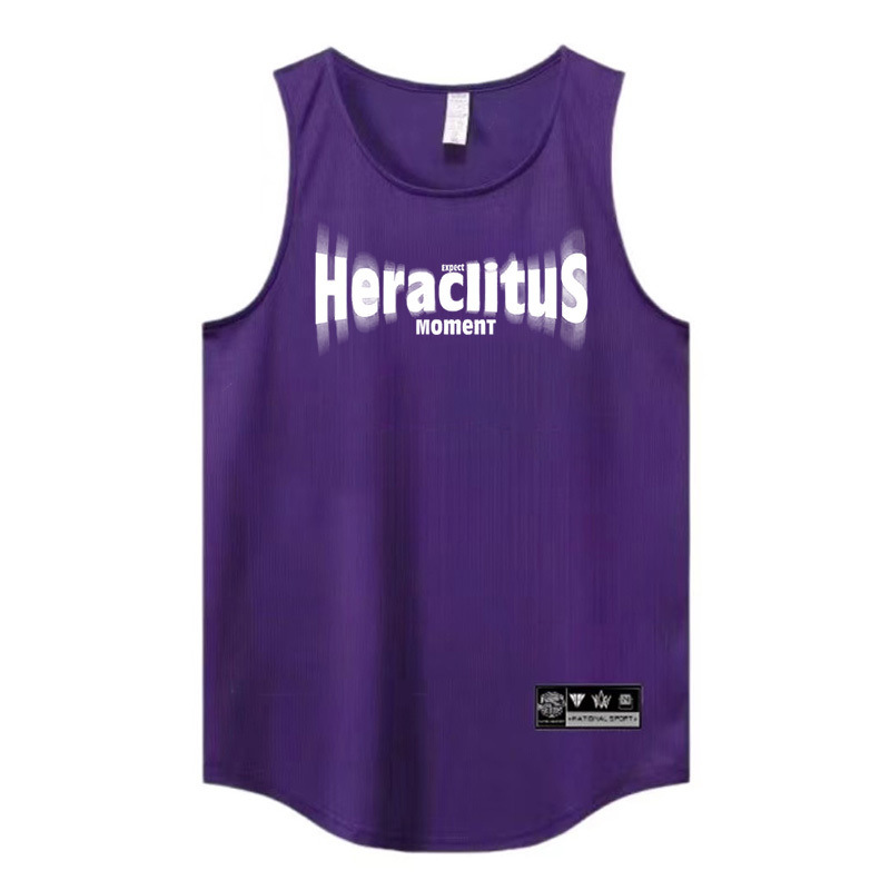 Heraclitus purple american vest-white label