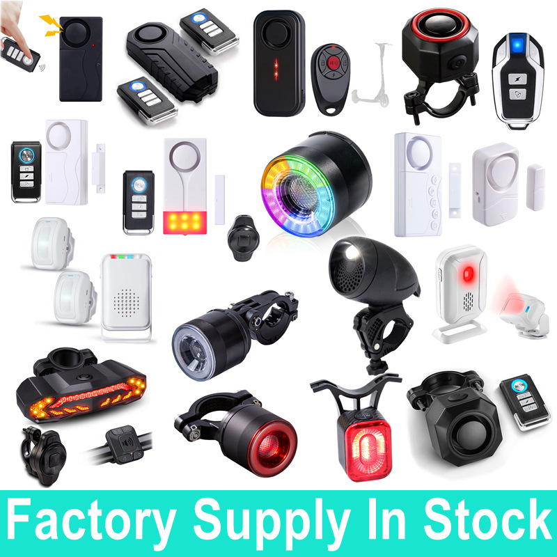 Anti Theft Alarm PIR Sensor Doorbell Alarm Bike Light