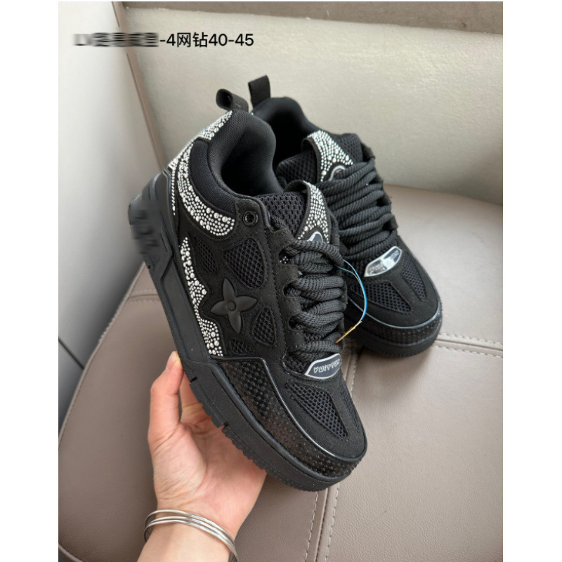 Putian estación europea, zapatos de pan de burro para hombres y mujeres, zapatos de suela gruesa, zapatos deportivos de moda, zapatos de skate