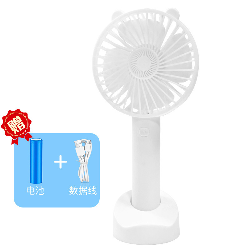 Ventilador de mano modelo de carga de ventilador pequeño usb con pantalla digital Mini ventilador de mano certificado KC/PSE 5 archivos al por mayor