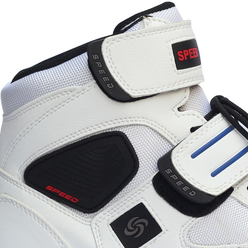 Zapatos de motocicleta botas cortas de Caballero de los hombres botas cortas de carreras botas de montar zapatos de la motocicleta Cuatro Estaciones Universal