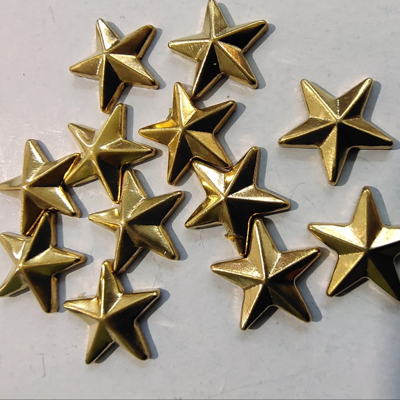 箱包服饰复古五角星合金烫片烫钻 服装DIY金属日系美甲锌合金烫片