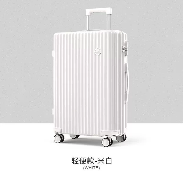 Macaron light zipper style-cream white