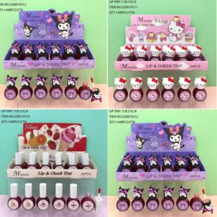 Mlundo Cartoon Character European and American Matte Matte Non-Stick Cup Waterproof Non-Fading Velvet Soft Mist Lipstick Water