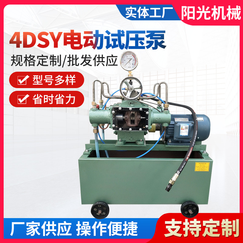 电动试压泵生产厂家电动打压泵 测试水管打压机压力自控4DSY/4DSB
