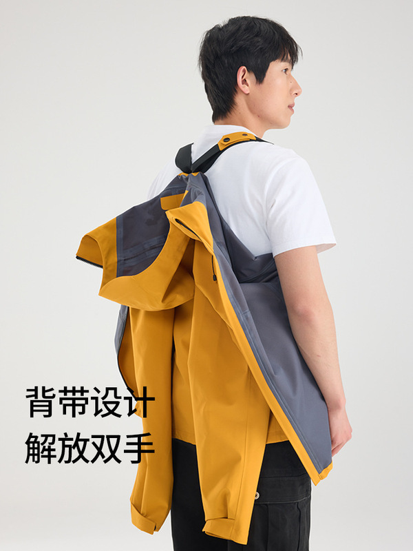 鸟家同款一级硬壳冲锋衣男GBT32614户外防暴雨防风透湿徒步外套女|undefined