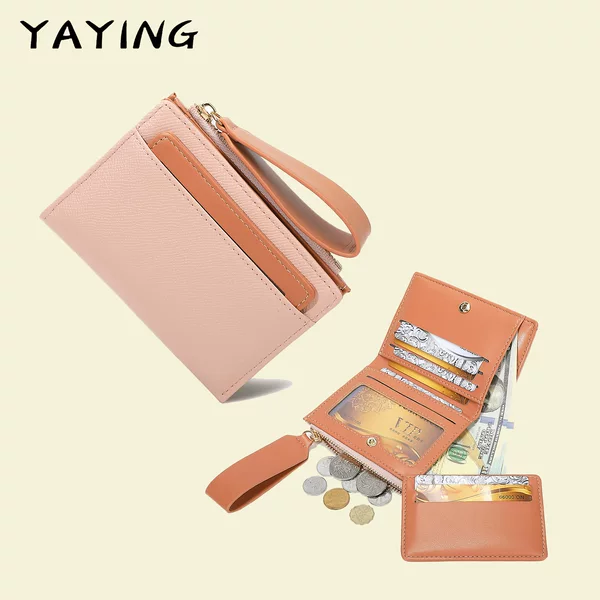 New Genuine Leather Women's Wallet, High-End Small Model, 80% off Stack Multi-Card Slot Coin Purse for Women, Cross-Border