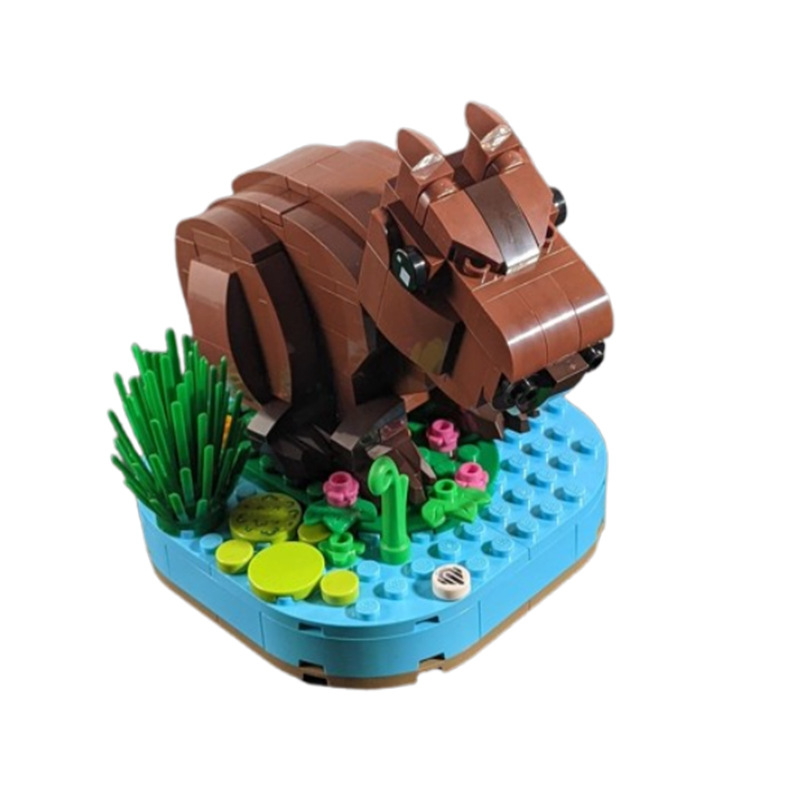 Simulated Animal Building Blocks Small Particle Assembly Toy_voghion.com