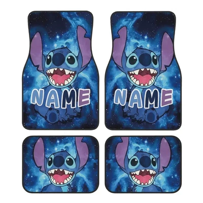 Temu Retro Nordic Style Car Floor Mats Carpet Four-Piece Set Stain-Resistant Floor Mats Cartoon Animation Car Stain-Resistant Floor Mats