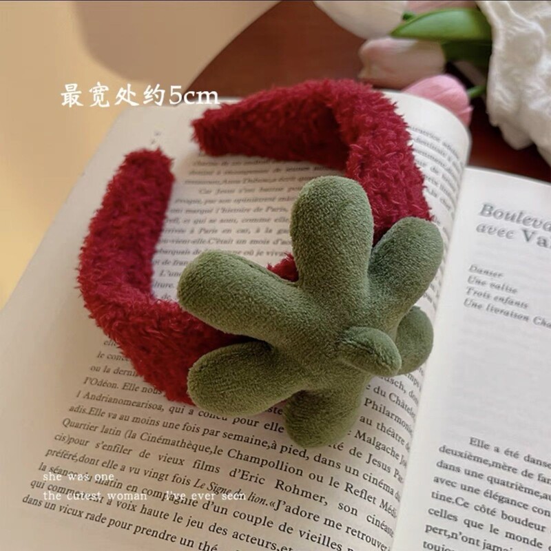 卡通洗脸毛绒发箍发带女可爱卡通公仔显脸小压发发箍搞怪学生发饰|undefined