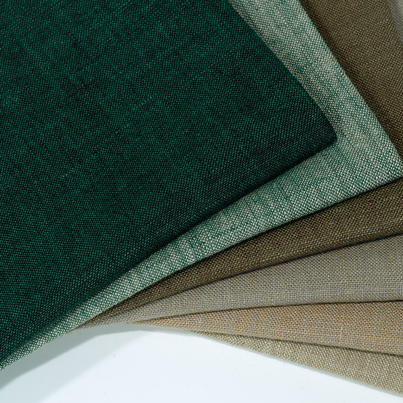 汉麻亚麻色织布 春夏轻薄透气面料 清新亲肤衬衫连衣裙布料