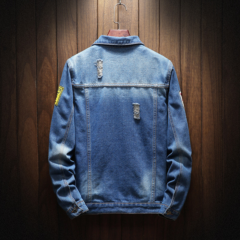 Jacket Mens Denim Jacket Men Jeans Jackets OUTERWEAR DENIM Coat 2