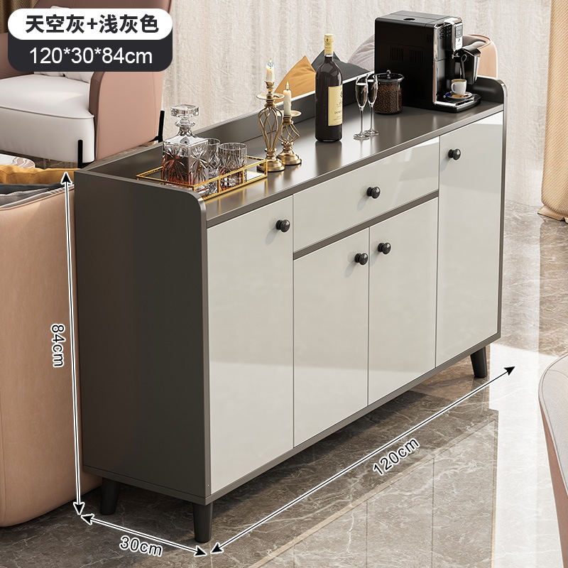 Fábrica de venta directa armario de té armario de comedor armario moderno simple sala de estar contra la pared integrada caja de almacenamiento