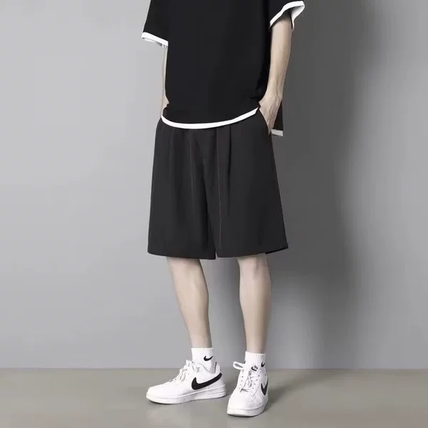 Pure black shorts