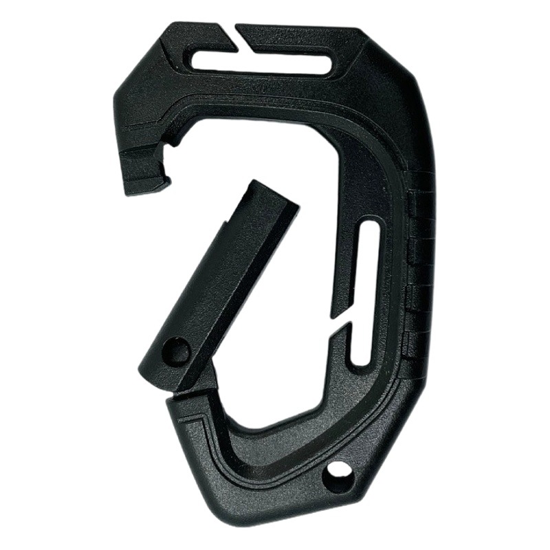 Manufacturers supply plastic mountaineering hook tactical mountaineering buckle outdoor backpack hook color mountaineering hook quality assurance