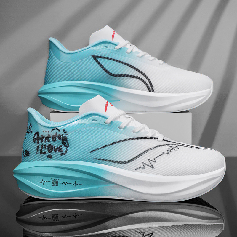 2025 nuevas zapatillas de running transpirables y ligeras de malla para hombres y mujeres, amortiguación, antideslizante, cómodas zapatillas de deporte casuales de moda