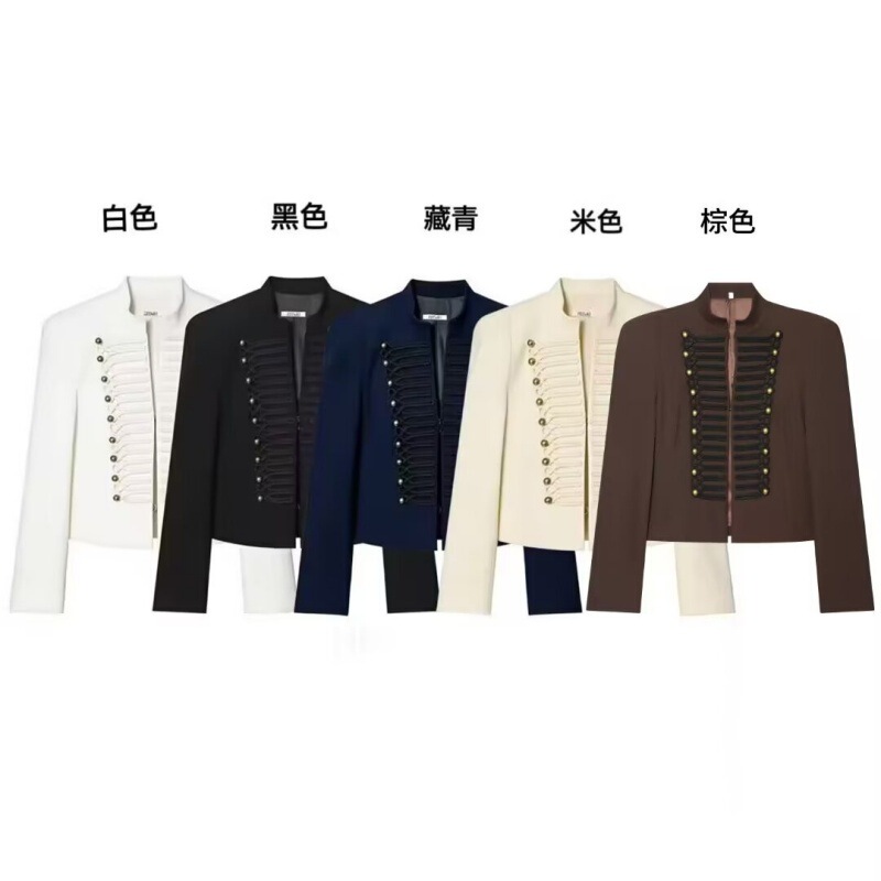 Unizera Women's Clothing 2026 Spring New European and American Style Slim Fit Suit Jacket with Shoulder Pads for Women 4840798